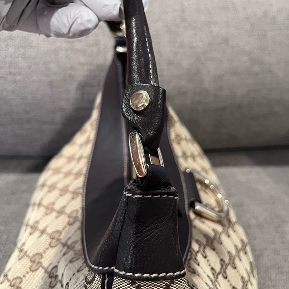 Authentic Gucci Abbey GG Monogram Shoulder Bag - Picture 10 of 16